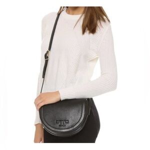 Tory Burch Serif T (Saddle Crossbody) Bag